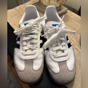 adidas White and Gray Sneakers